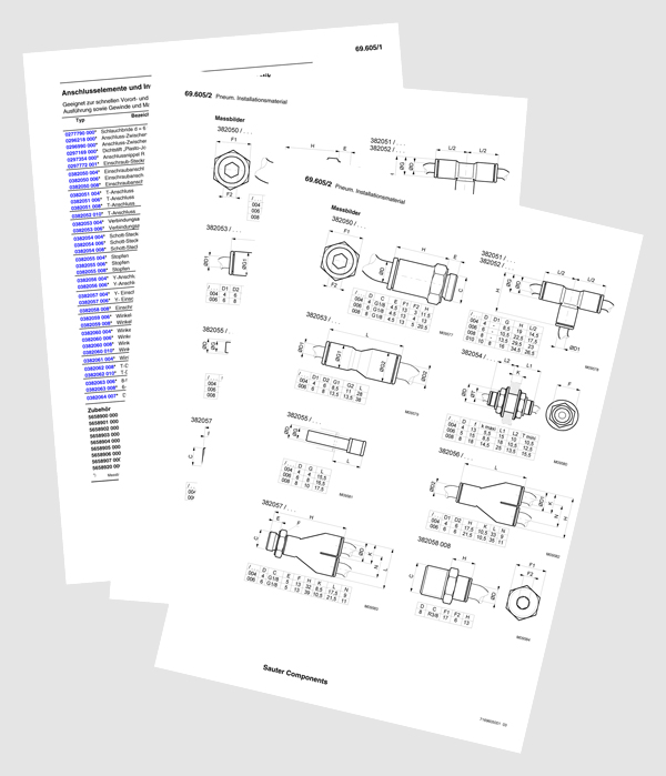 Material for pneumatic equipment