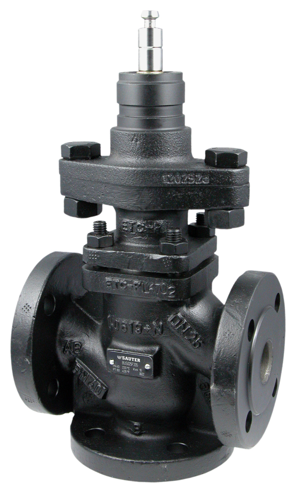 3-way flanged valve, PN 40 (el.)